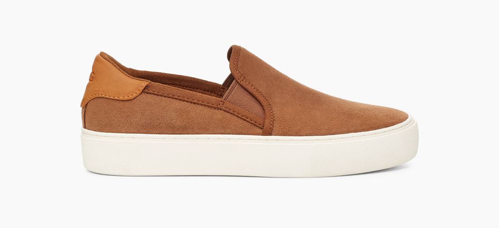 Ugg Sneaker Womens - Ugg Cahlvan Brown - 091CVUXZO